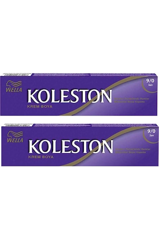 Wella Koleston Sıngle Tüp Boya 9/0 Sarı 2x Paket