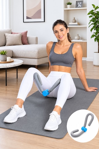 Spor Byfit Kol, Bacak Ve Basen Sıkılaştırıcı Kelebek Egzersiz Aleti - Gri