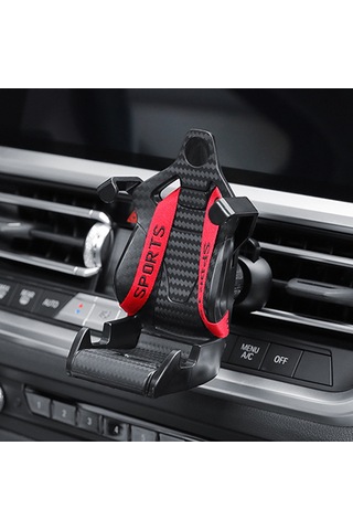 Yifomall Oto Havalandırma Çıkışlı Telefon Tutucu - 360 Döner, Tek Elle Kullanıma Uygun, Sabit Ve Güvenli, Altın Askılı Diğer