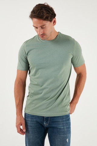 Buratti Pamuklu Regular Fit Bisiklet Yaka Erkek T Shirt 59020204 Elma Yeşili