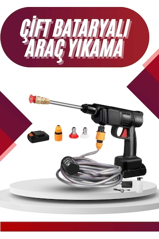 Oto - 726 - Araba Yıkama Şarjlı Ve Yüksek Basınçlı Oto Yıkama Ve - Glblseme - Sulama Tabancası Oto - 726 - Araba Yıkama Şarjlı Ve Yüksek Basınçlı Oto Yıkama Ve - Glblseme - Sulama Tabancası