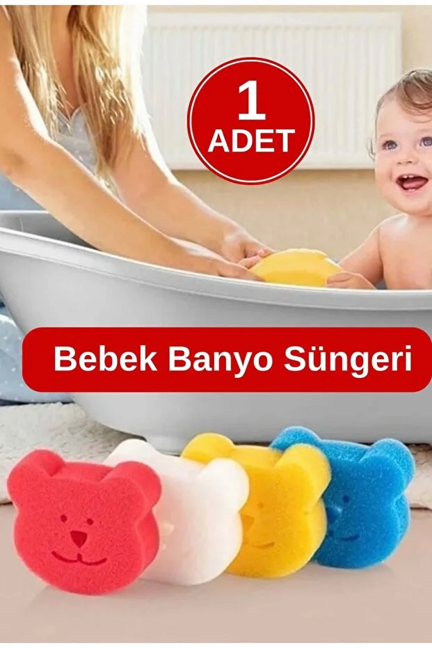 Lüx 1 Adet Lüx Bebek Banyo Süngeri Ve Çocuk Banyo Lifi Ve Süngeri, Bebek Yıkama Süngeri