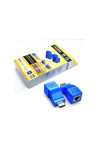Hdmi Extender HDMI - RJ45 Ağ Kablosu ile Hdmi Uzatıcı Dönüştürücü