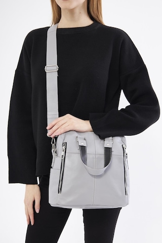 Derinss Leather Derinss Dkb0049 Hakiki Deri Gri Kadın El Ve Omuz Çantası 001