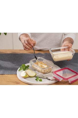 Tefal Masterseal Fresh Cam Saklama Kabı 0.9 L Yuvarlak