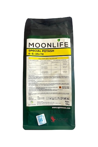 Moonlife Specıal Potash Npk Sıvı Gübre 6-5-35+te 1 kg