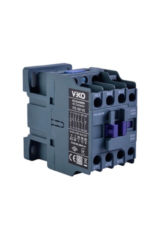 11 S Kontaktör 18a 1no 1nc 230v Bobinli