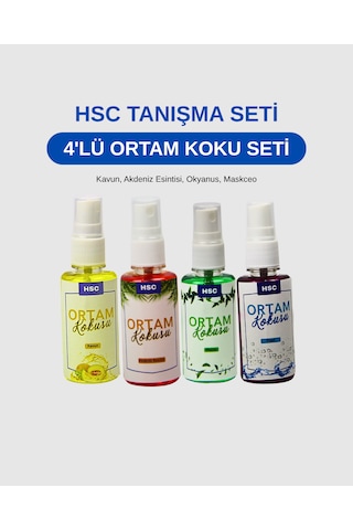 4'lü Ortam Kokusu Seti - 50cc Sprey Ferahlatıcı Taşınabilir Ortam Kokusu Seti Fresh 4'lü Ortam Kokusu Seti - 50cc Sprey Ferahlatıcı Taşınabilir Ortam Kokusu Seti Fresh