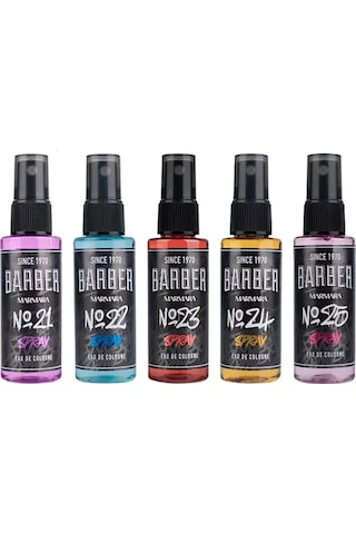 Marmara Barber 5'li Mix Set Edc Sprey Kolonya 50 Ml