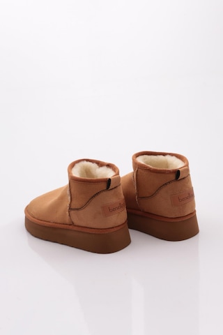 Pierre Cardin Benetton Bn-50167 Kadın Ugg Bot Taba