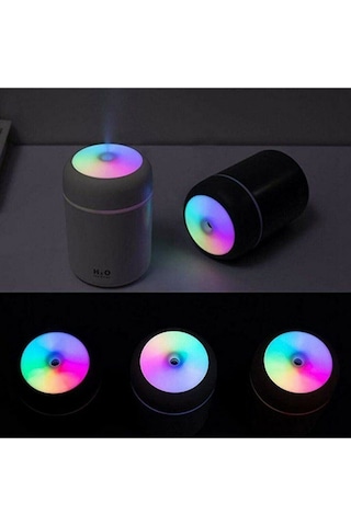 Demirkol Store 300 Ml Ulrasonik Hava Nemlendirici Buhar Makinesi Ve Aroma Difüzörü (antrasit)