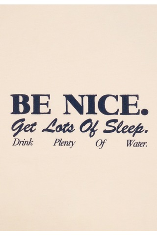 Enandı Çocuklar Için Be Nice Tişört Açık Krem