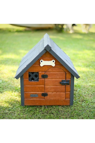 Mandu Isı Yalıtımlı Ahşap Köpek Kulübesi Small