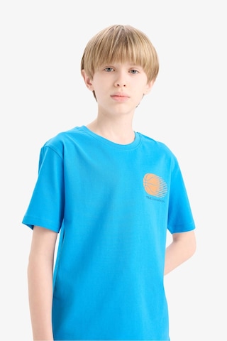 DeFacto Erkek Çocuk Bisiklet Yaka Baskılı Kısa Kollu Tişört E0175A825HSBE168