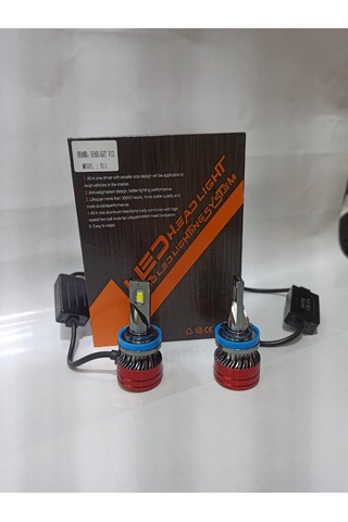 H11 Kısa Sis Far Ledi 12000 Lumen Csp Şimşek Etkli Led Xenon