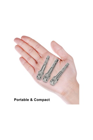 Vkemall 10 Parça Çelik Mızrak Uçlu Bağlantı Seti - 1/2" Boru Adaptörü, Dönüştürücü Ve 10 Delikli Saklama Şeridi İle - Endüstriyel Ve Ev Bakımı İçin