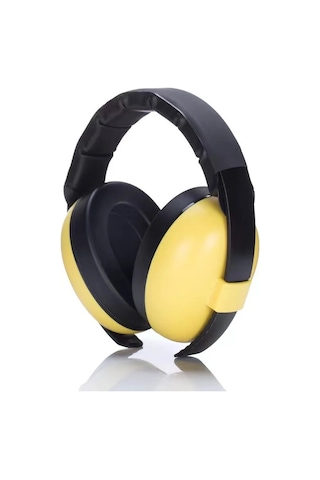 Hqgoodstore Yeni Bebek Bebek Uyku Gürültü Önleyici Ses Geçirmez Ses Geçirmez Koruyucu Kulaklık Sarı