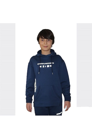 Uhlsport Base - Çocuk Lacivert Pamuklu Sweatshirt - 7212300 Lacivert