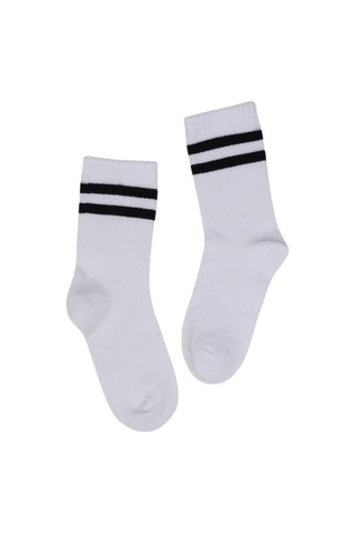 Çocuk Çorap Soket 3 Çift Unisex Beyaz-siyah-siyah-2138 Siyah