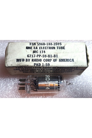Rca Jrc 1T4 Cv785 Pentode W17 Vakumlu Lamba