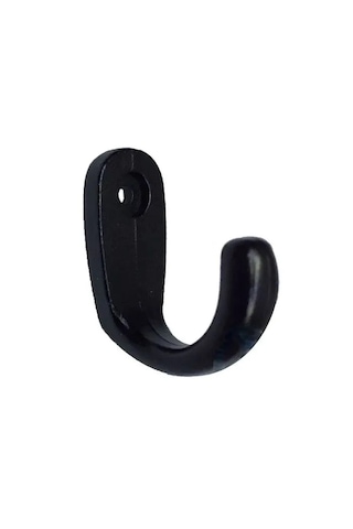 Jenerik Büyük Tekli Fincan Askı, Dekor Askısı - Siyah, 12x23x30 Mm Diğer