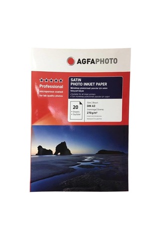 Kırtasiye Baskı Malzemesi Ofis Ürünü Agfaphoto Fotoğraf Kağıdı 270gr 20'lik Inkjet Kağıt Mat