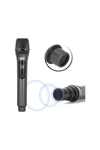 Lastvoice Sxc-888e Şarjlı Çiftli El Telsiz Kablosuz Mikrofon Seti