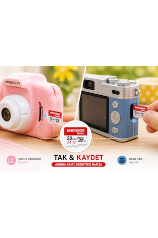 32gb 2xadet Hafıza Kartı Mini Kamera Ev Araç Güvelik Kamerası Uyumlu Telefon Micro Sd
