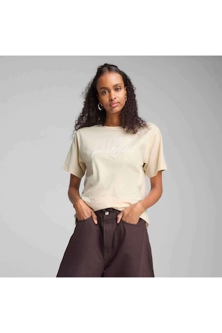 Puma Class Relaxed Tee Bej Bej