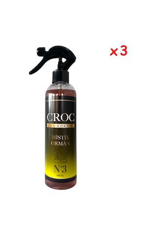 Croc Oda Kokusu No:3 Mistik Orman 3 X 400ml Sprey Şişe