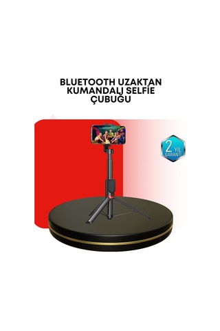 Northcity Çekim Destekli Uzatılabilir Selfie Stick Tripod - Yatay & Diğer Modlar