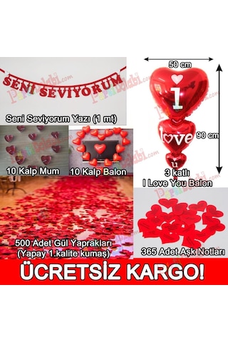 14 Şubat Sevgililer Günü Sevgiliye Sürpriz Süsleme Paketi