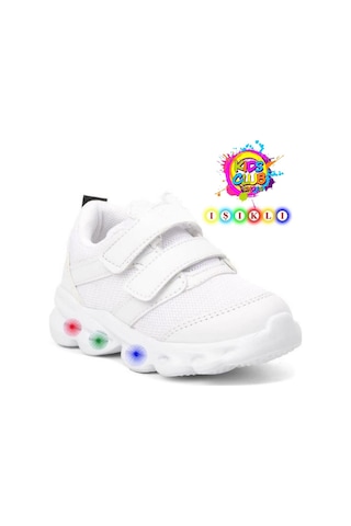 Cool Caty Işıklı Sneaker Bebek Spor Ayakkabı Beyaz