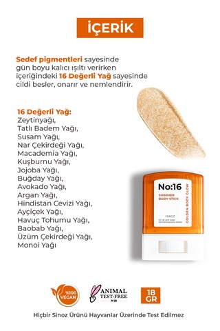 Sinoz No:16 Işılıtı Verici Mucizevi Stick 18 G