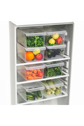 Porsima 3185 6 Ad 8 Lt Dolap İçi Ve Buzdolabı İçi Düzenleyici Set ŞEFFAF