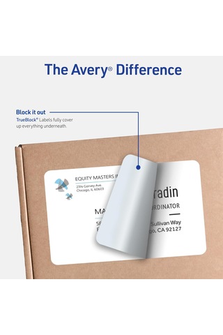 Avery Yarım Sayfa Yazdırılabilir Nakliye Etiketleri, 5.5" X 8.5", Diğer