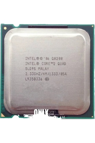 Intel Core 2 Quad Q8200 2.33 GHz LGA775 4 MB Cache 95 W İşlemci Tray