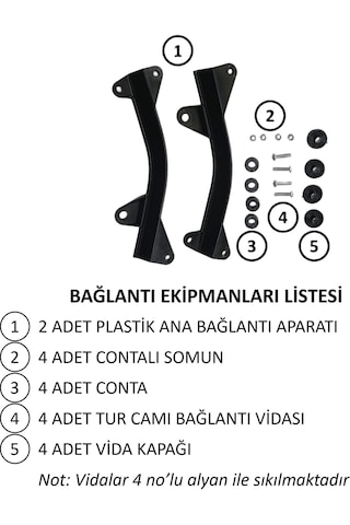 Abv Honda Pcx Füme Tur Camı 79x57 Cm 21-24 Füme