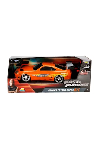 Fast & Furious Uzaktan Kumandalı Toyota Supra 1:16 Ölçek 29 Cm Usb Şarjlı Kumandalı Araba Çok Renkli
