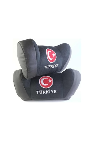 Türkiye Bayrağı Oto Ikili Boyun Yastığı (520035773)-Değer 1-Değer 2