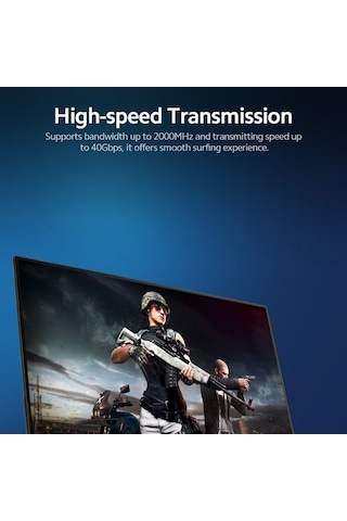 Pazly 40gbps Cat8 Ethernet Kablosu, 2000mhz, 8 Çekirdek, Alüminyum Folyo, Siyah, Dayanıklı Veri Transferi Kablo