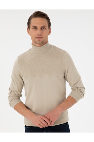 Pierre Cardin Erkek Kum Melanj Kazak /triko 50300507-vr123 Kum Melanj