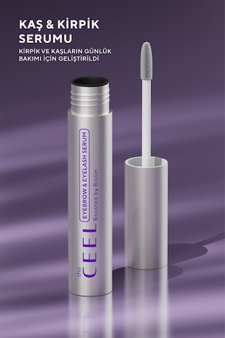 The Ceel Kaş & Kirpik Bakım Serumu Peptit Kompleks, Arginine,Castor Oil, Biotin 6 ML