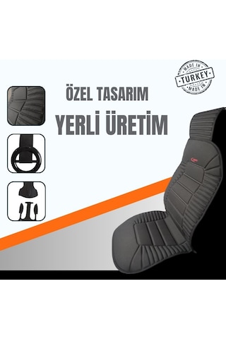 Space Oto Koltuk Minderi, Togg Araçlara Uyumlu 2'li Set Özel Tasarım Minder Premium 001