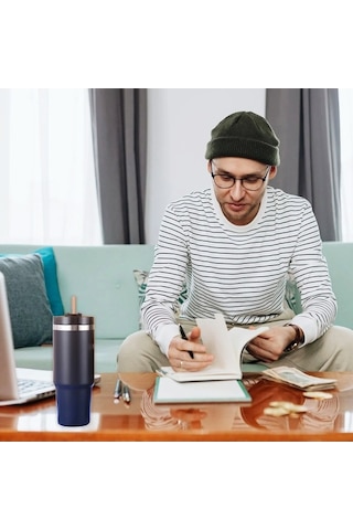 Pazly 304 Paslanmaz Çelik Termos Bardağı - 20oz, Sızdırmaz Kapak, Spor & Seyahat İçin