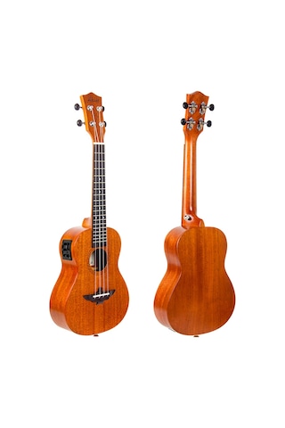 Aklot 24" Concert Boy Maun Ağacı Elektro Ukulele-Kılıf