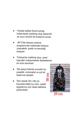 Bahar Dalı Poşetlik: Poşet Düzenleyici, Mutfak, Karavan, Kamp