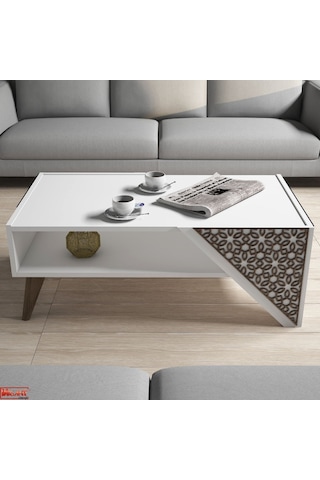 Variant Beril Orta Sehpa - Beyaz