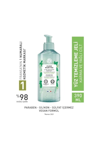 Yves Rocher Karma ve Yağlı Ciltler İçin Yüz Yıkama Jeli 390 ML