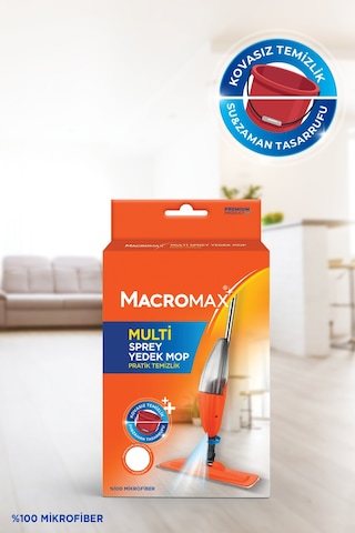 Macromax Multi Sprey Yedek Mop Pratik Temizlik